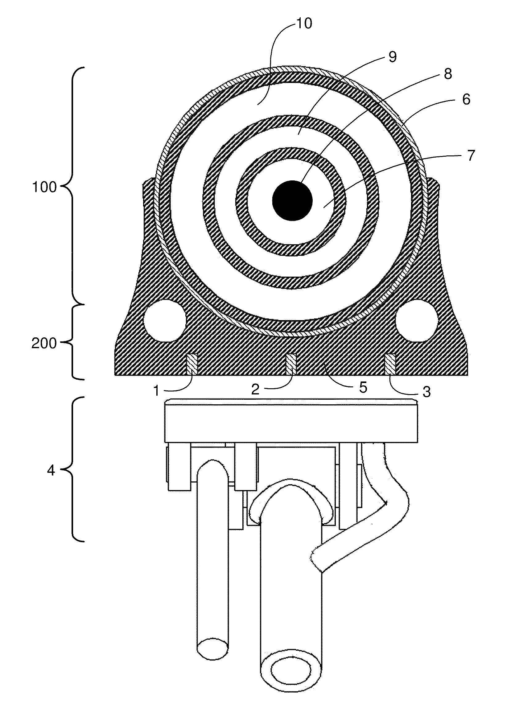 Electrical connection device for electric vehicles