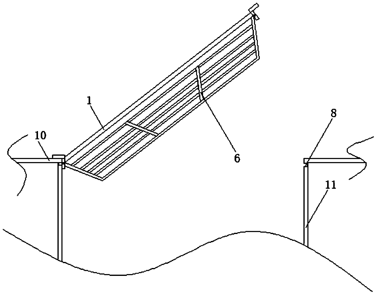 Anti-falling device for pavement manhole cover