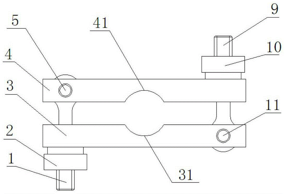 Grinding and riveting clamp