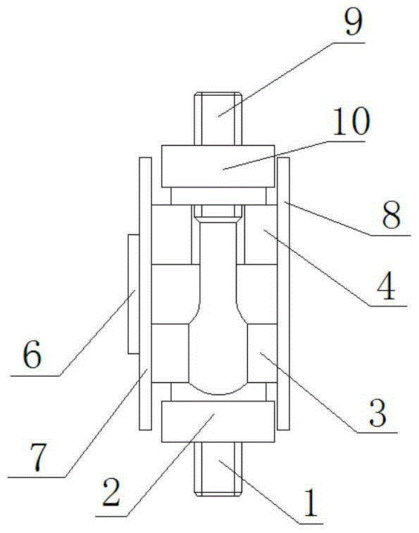 Grinding and riveting clamp