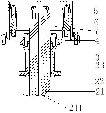 Integrated multi-probe layered scanning high-precision measuring probe structure