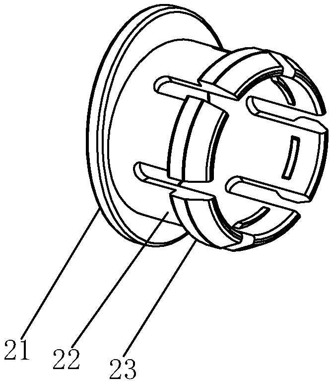 Pipe buckle assembly and brushing water pipe fixing structure