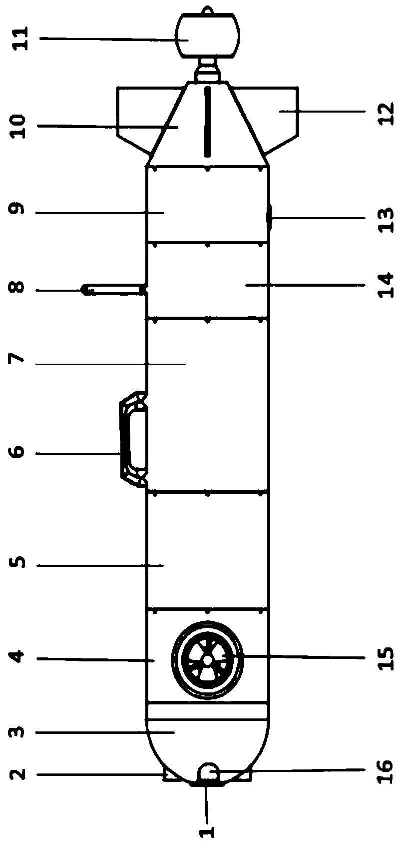 Portable multifunctional stereo water quality detection device