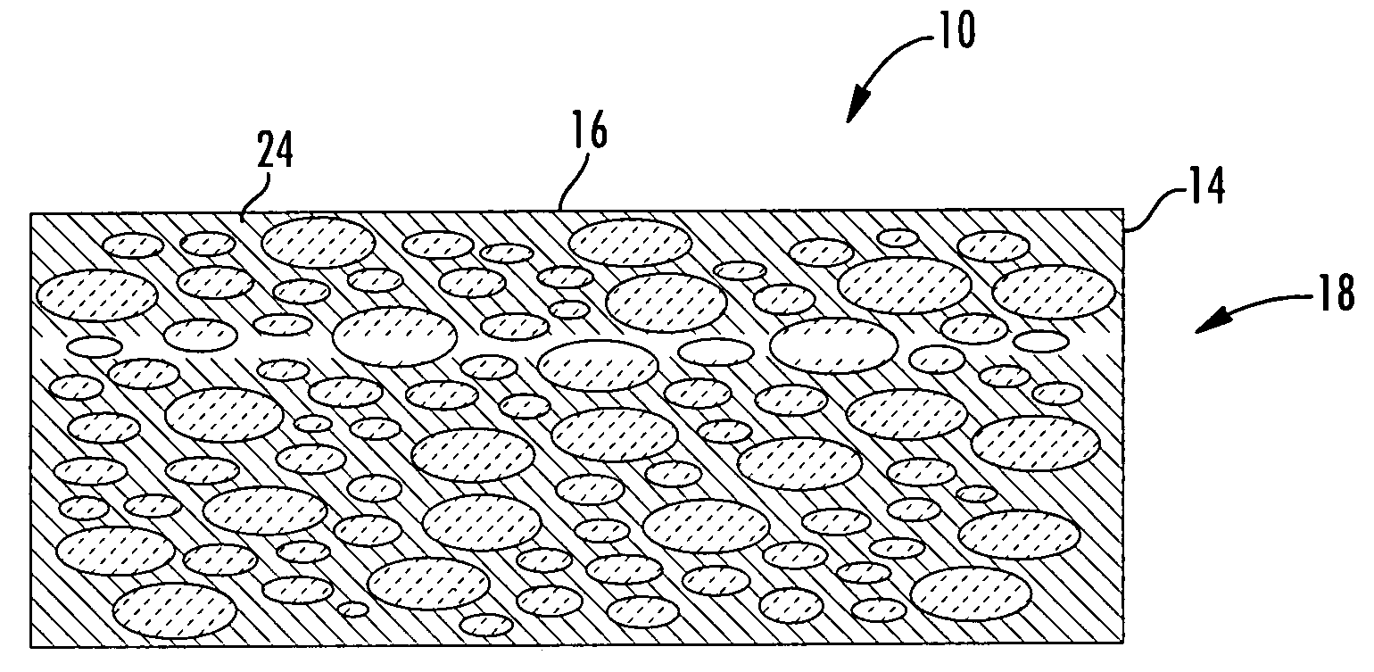 System for applying a continuous surface layer on porous substructures of turbine airfoils