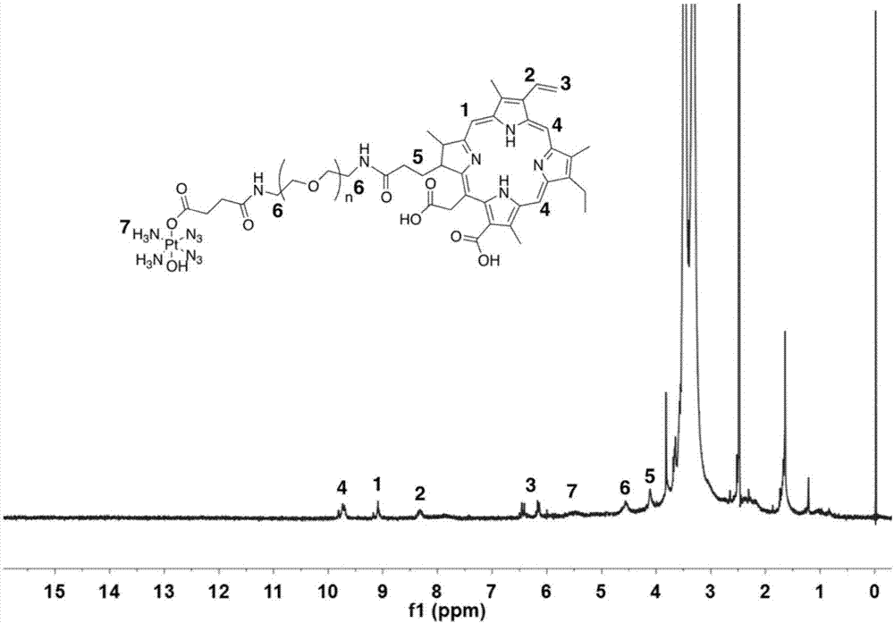 Nanometer prodrug used for anaerobic tumor treatment and capable of self-producing oxygen, singlet oxygen and active bivalent platinum through photoinduction, as well as preparation method and application of nanometer prodrug