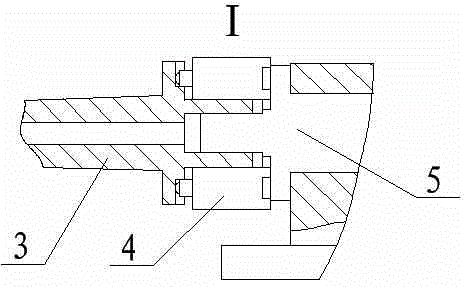 A wind tunnel model tail strut structure for active vibration reduction