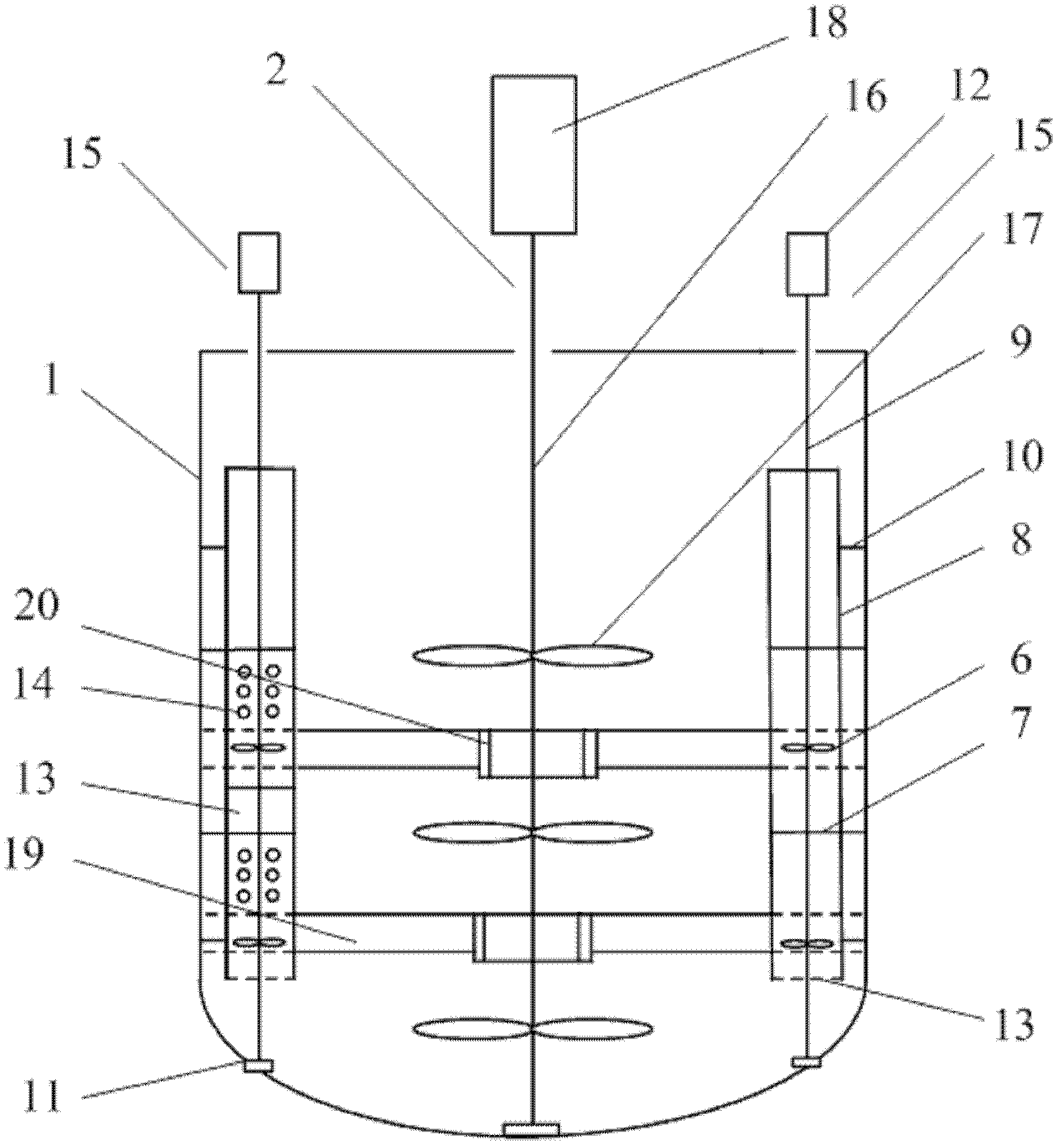 Agitation reactor