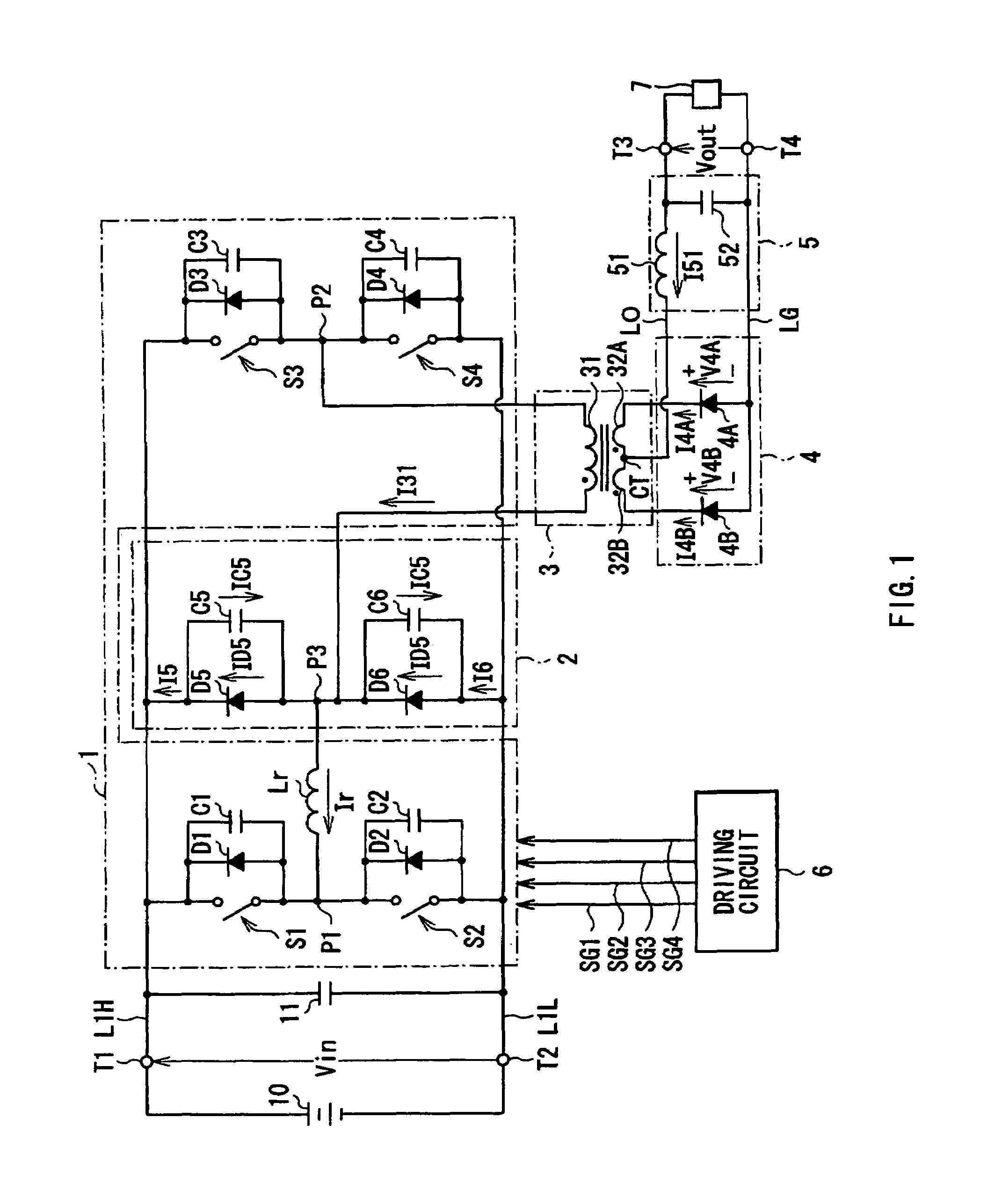 Switching power supply unit