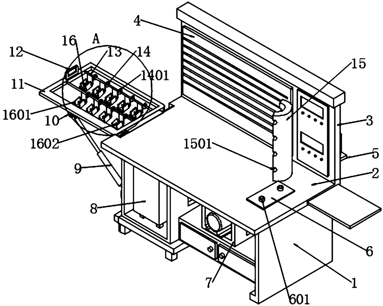 Hydraulic drive experiment table