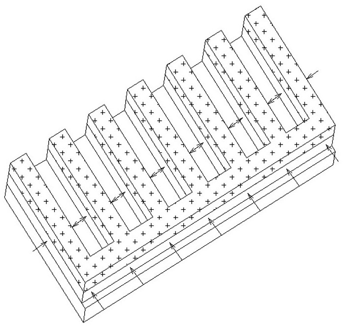 Secondary etching forming method for high-precision lead