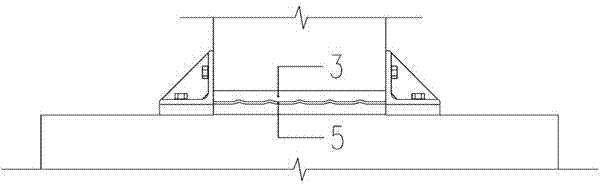 Self-restoration concrete frame column sliding node