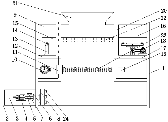 Small sewage purification treatment device