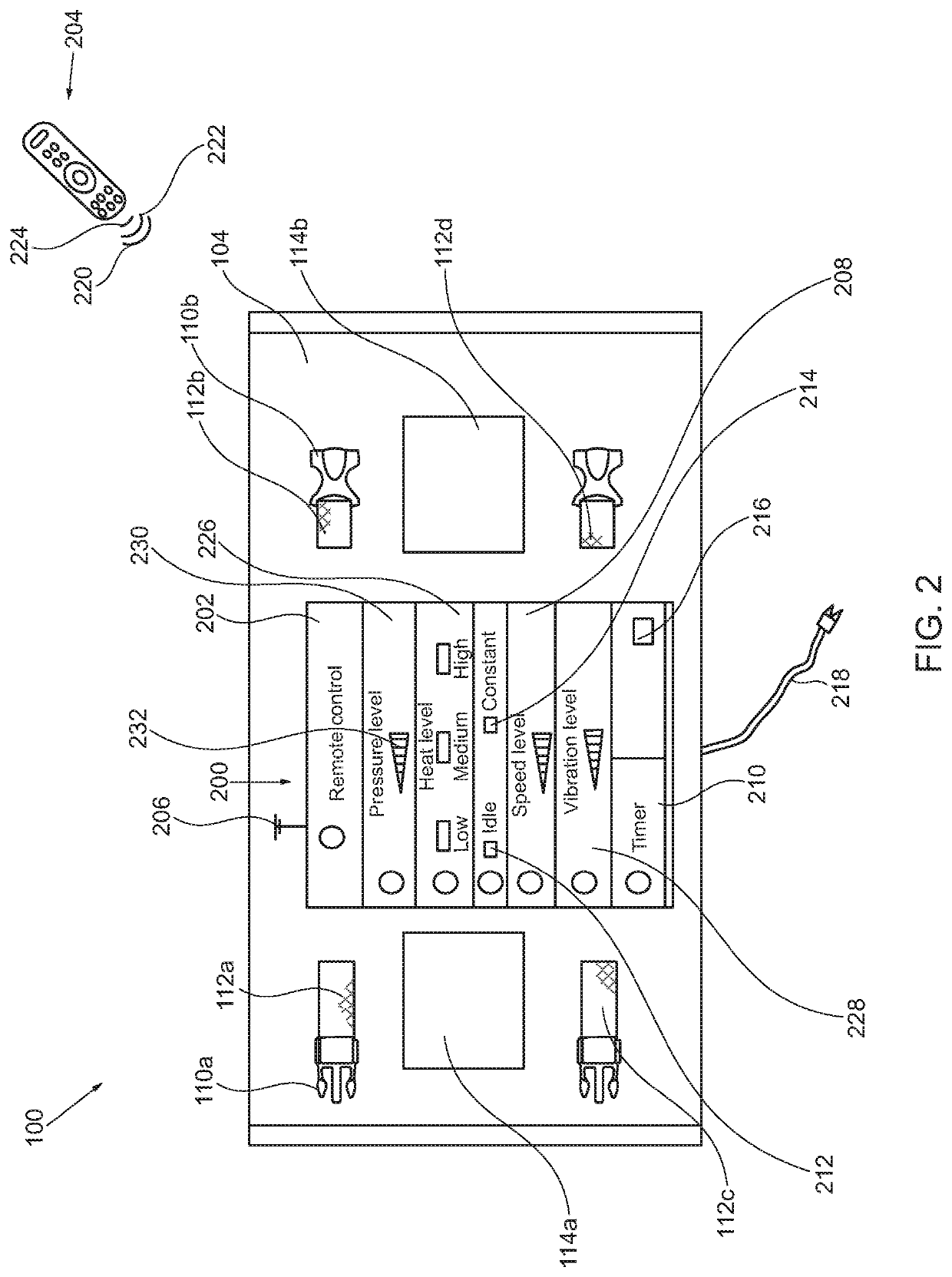 Massaging Apparatus for Wrapping Around Abdomen