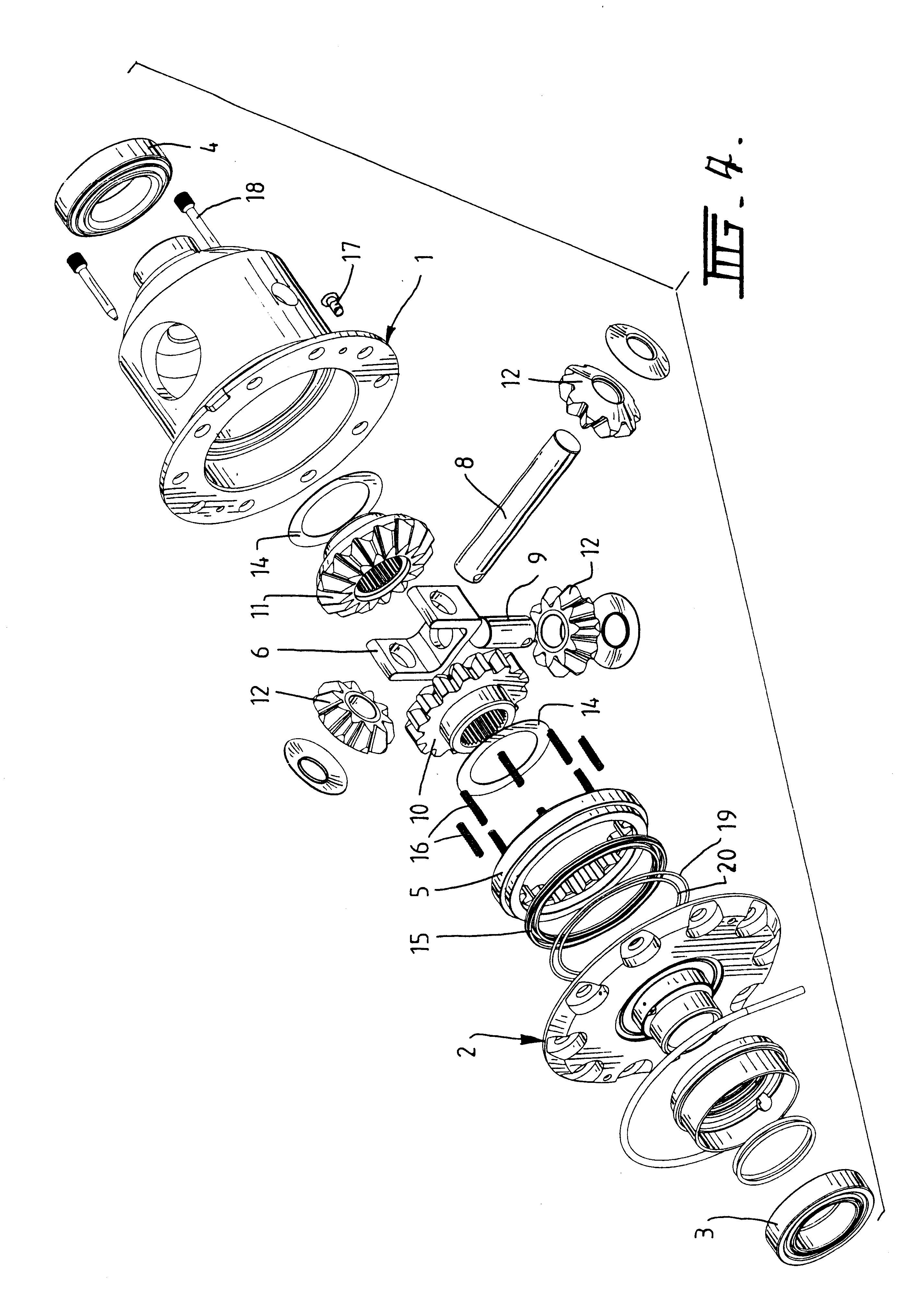 Locking differential with improved tooth meshing configuration