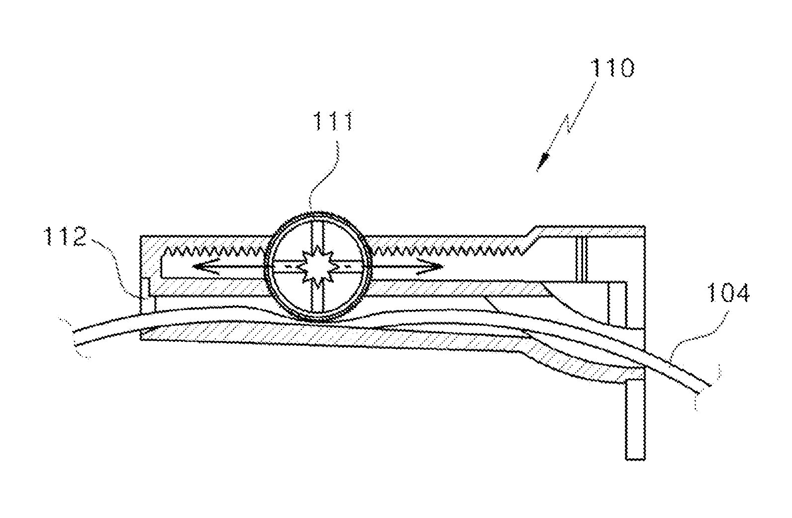 Linear flow rate adjusting apparatus for infusion