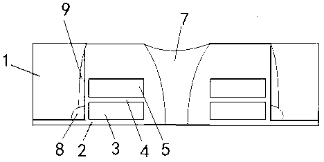 Split-gate type flash memory structure and manufacturing method thereof