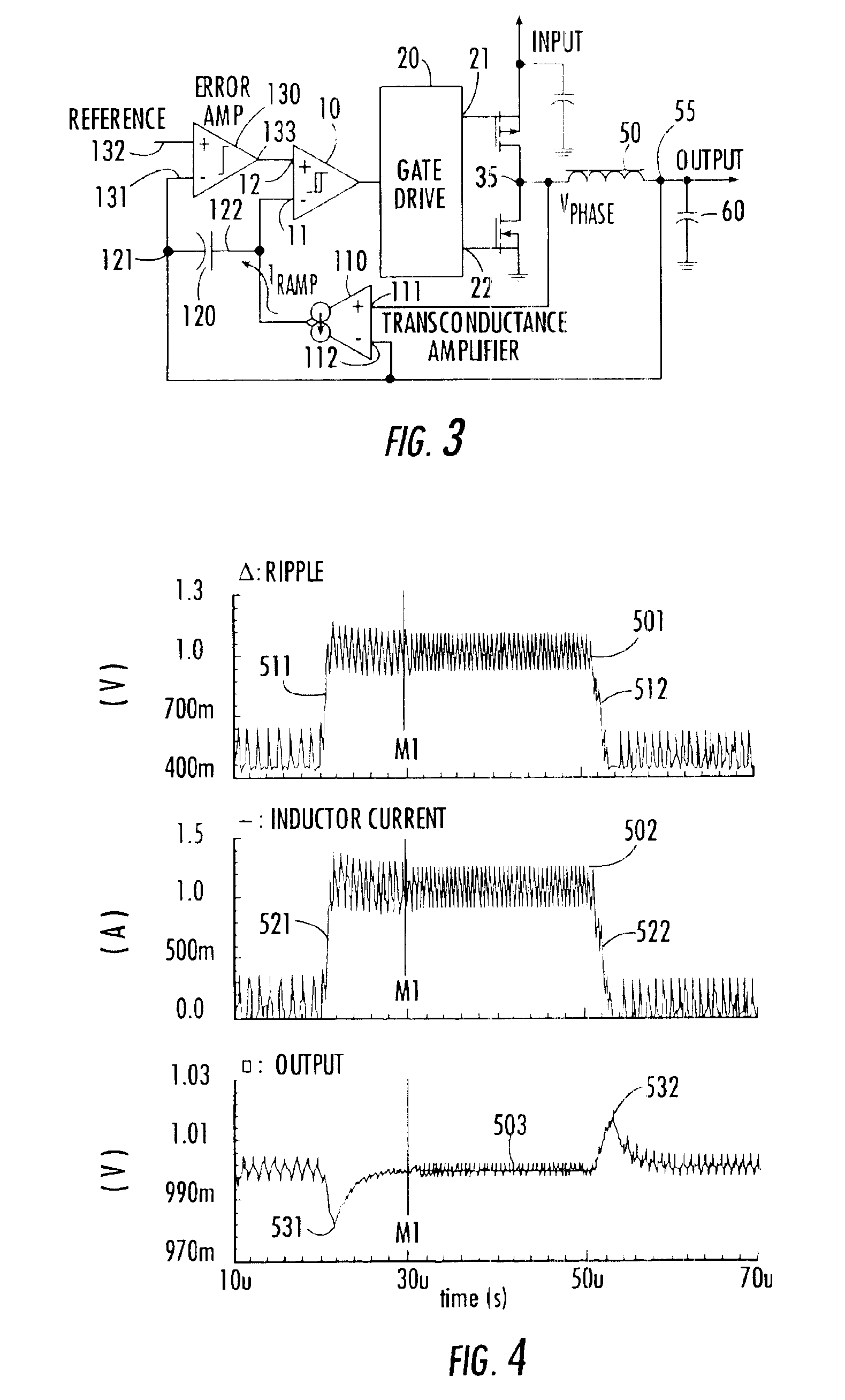 Synchronization of multiphase synthetic ripple voltage regulator