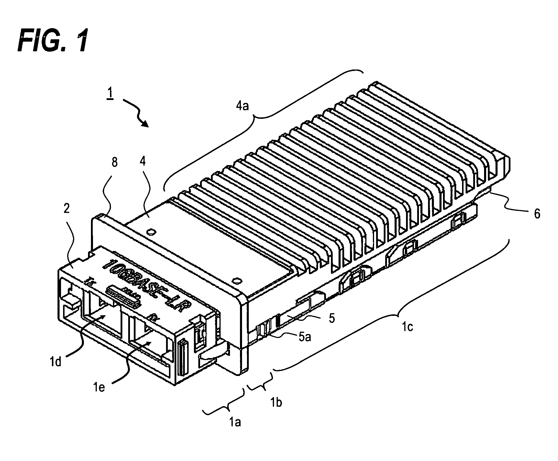 Optical transceiver with optical sub-module thermally couples with optical transceiver without mechanical stress