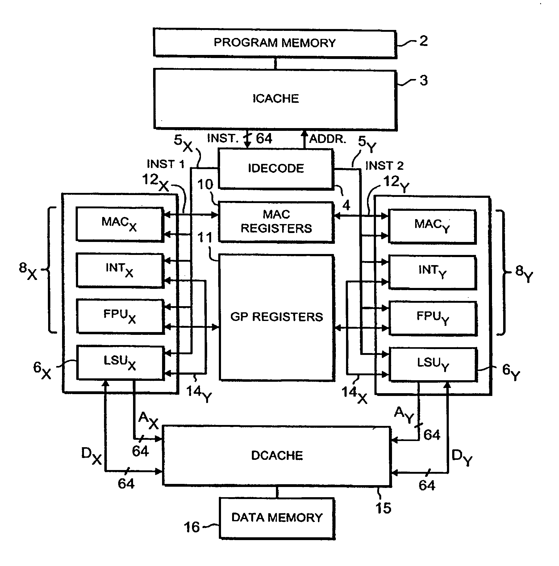 Microprocessor with integrated high speed memory