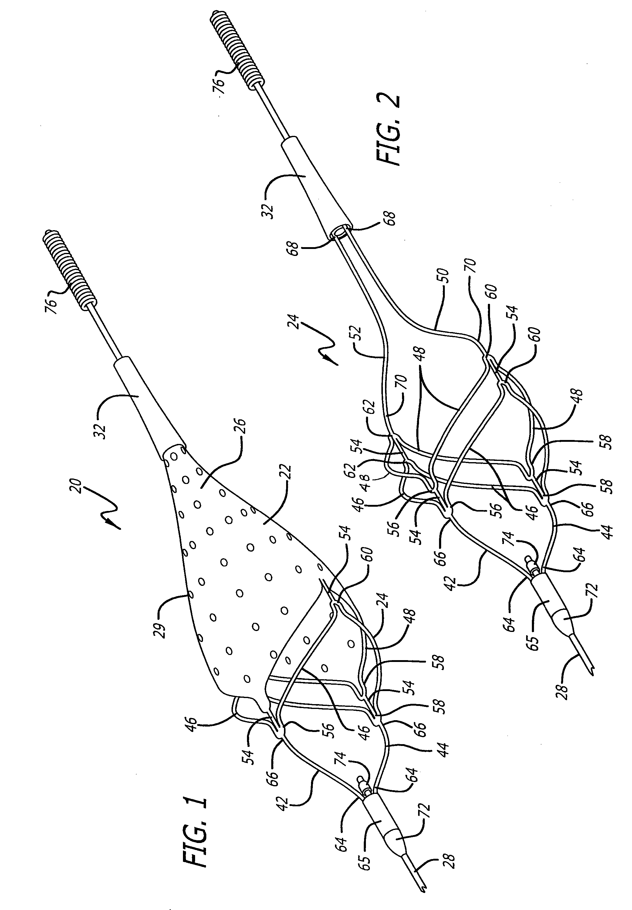 Flexible and comformable embolic filtering devices