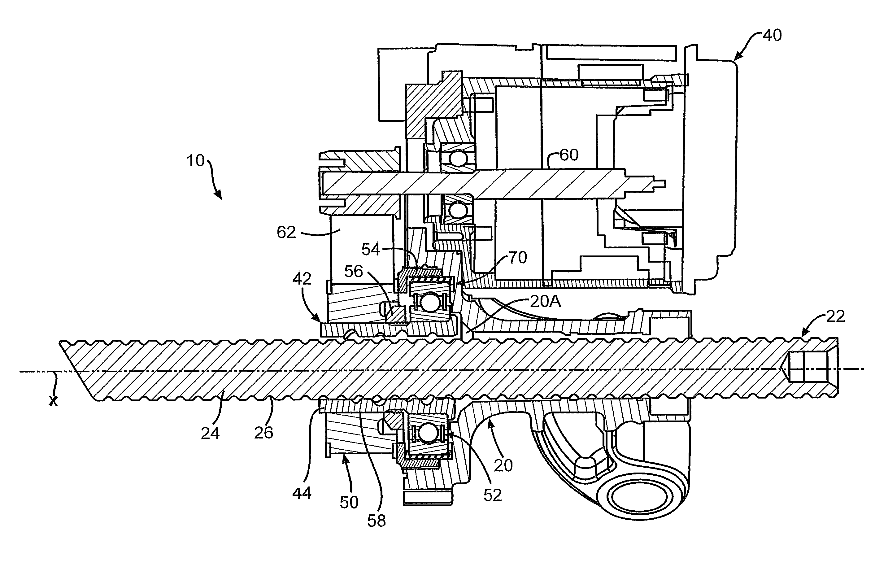 Electric power steering assembly