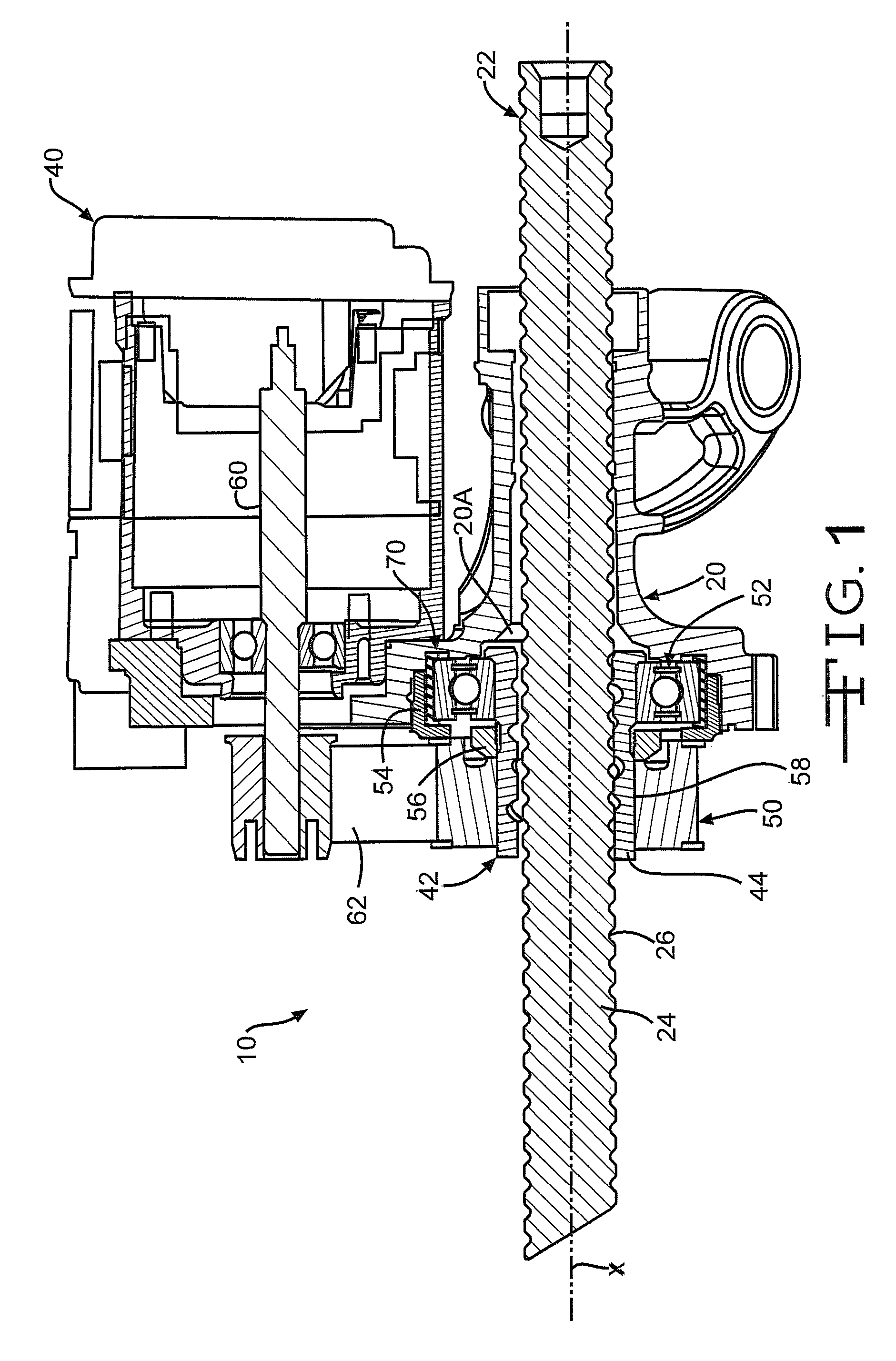 Electric power steering assembly