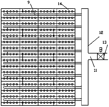 Exhaust gas inlet device and regenerative heat exchanger containing same