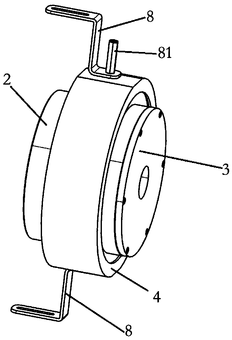 Pneumatic fixture for grinding machine processing