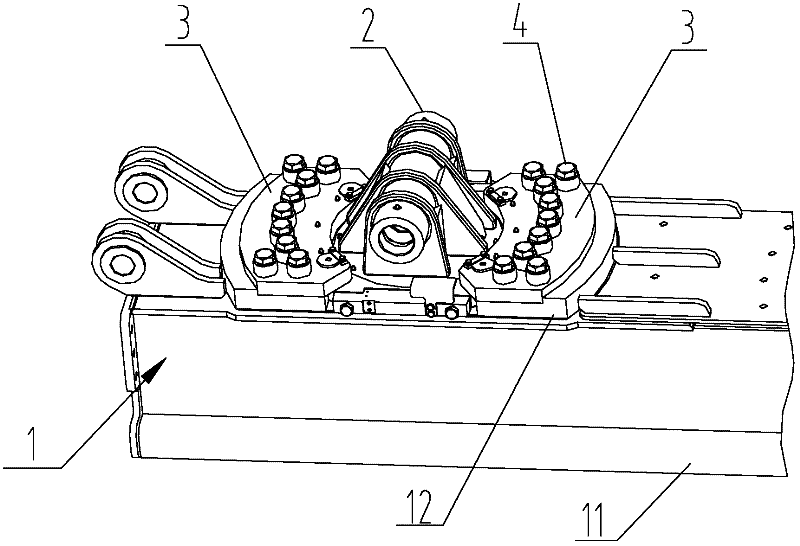 Turnplate device and rotary drilling rig