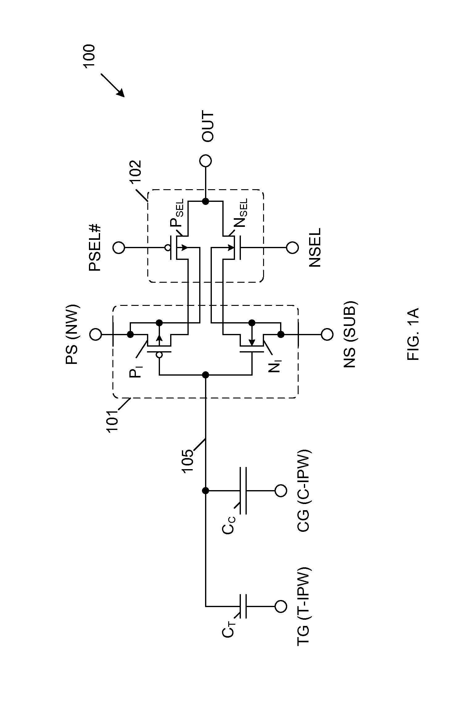 Floating Gate Inverter Type Memory Cell And Array