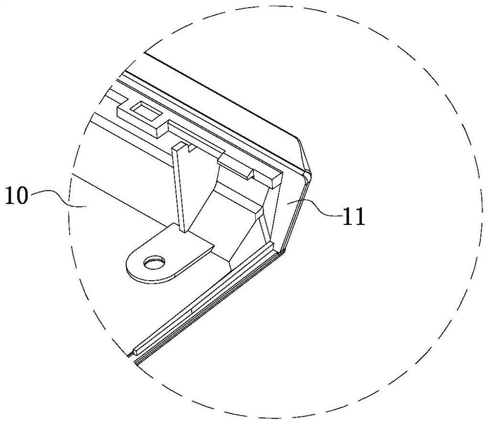 Sliding block mold opening and closing sequence control structure