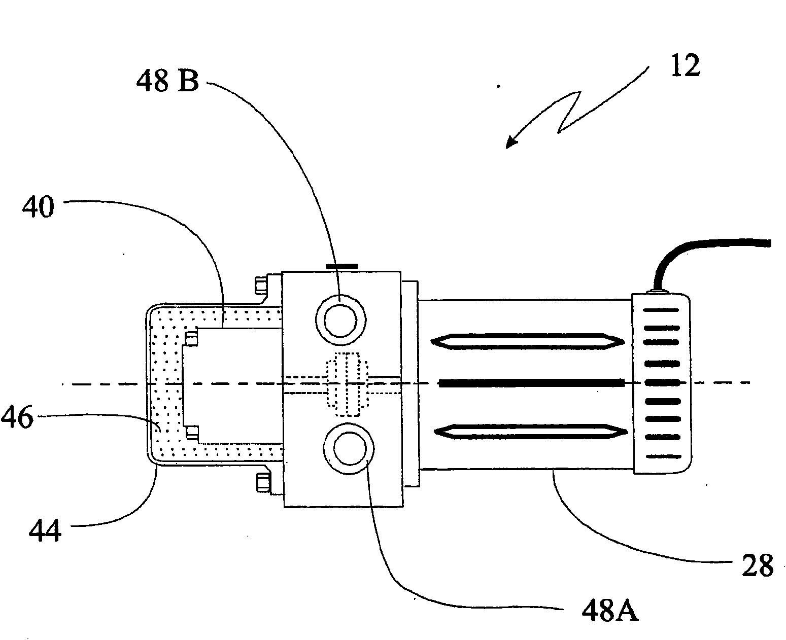 A centre stand for a two wheeled vehicle