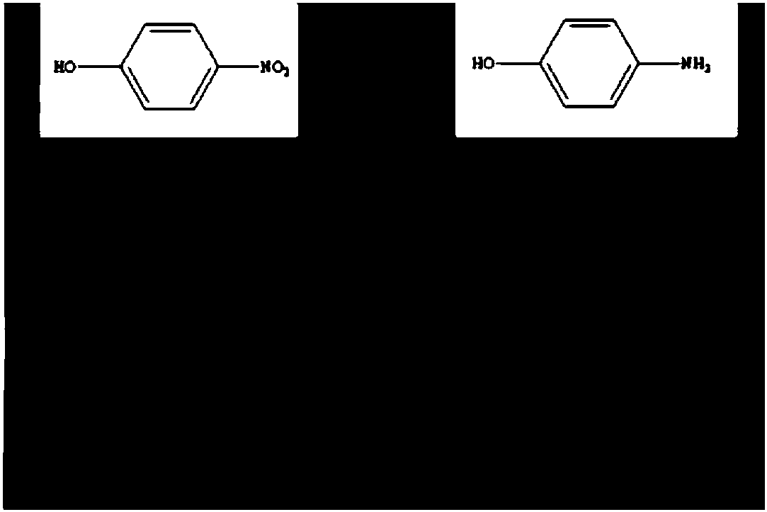 Preparation method and application of magnetic nanometer catalyst loading nanogold