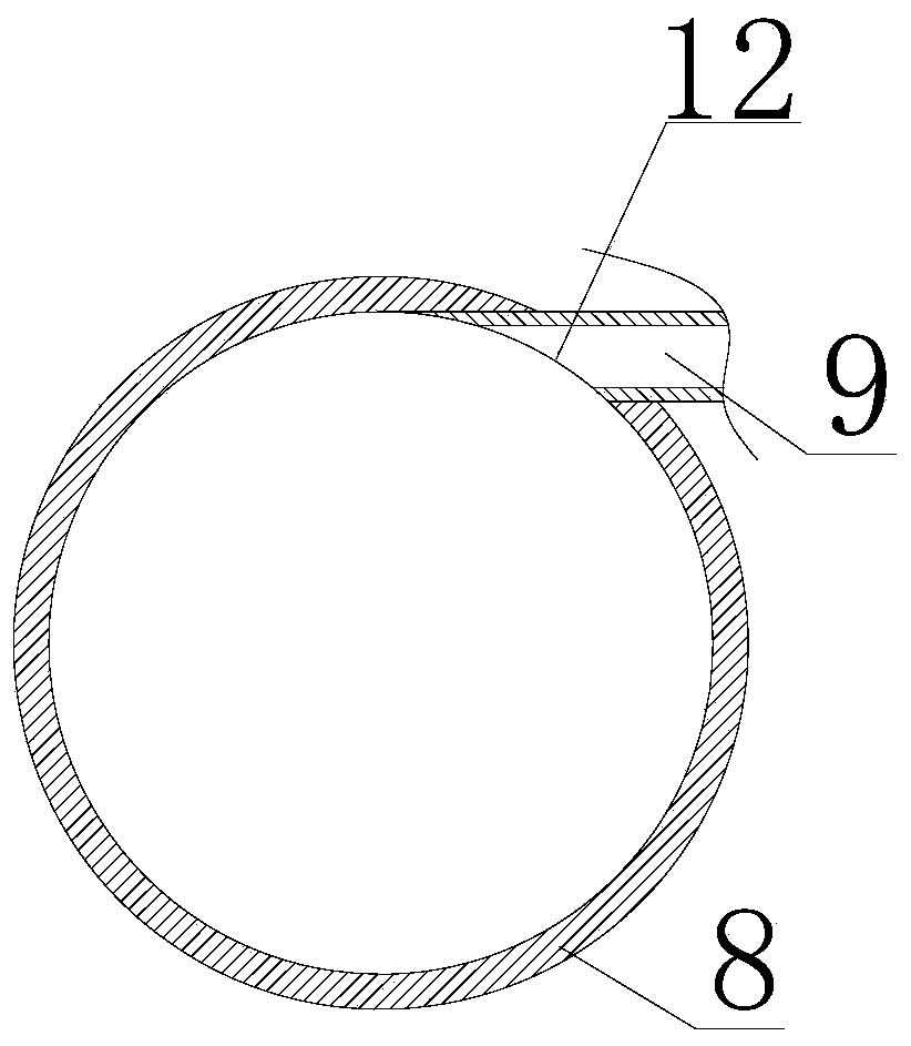 Efficient sewage precipitation device and method