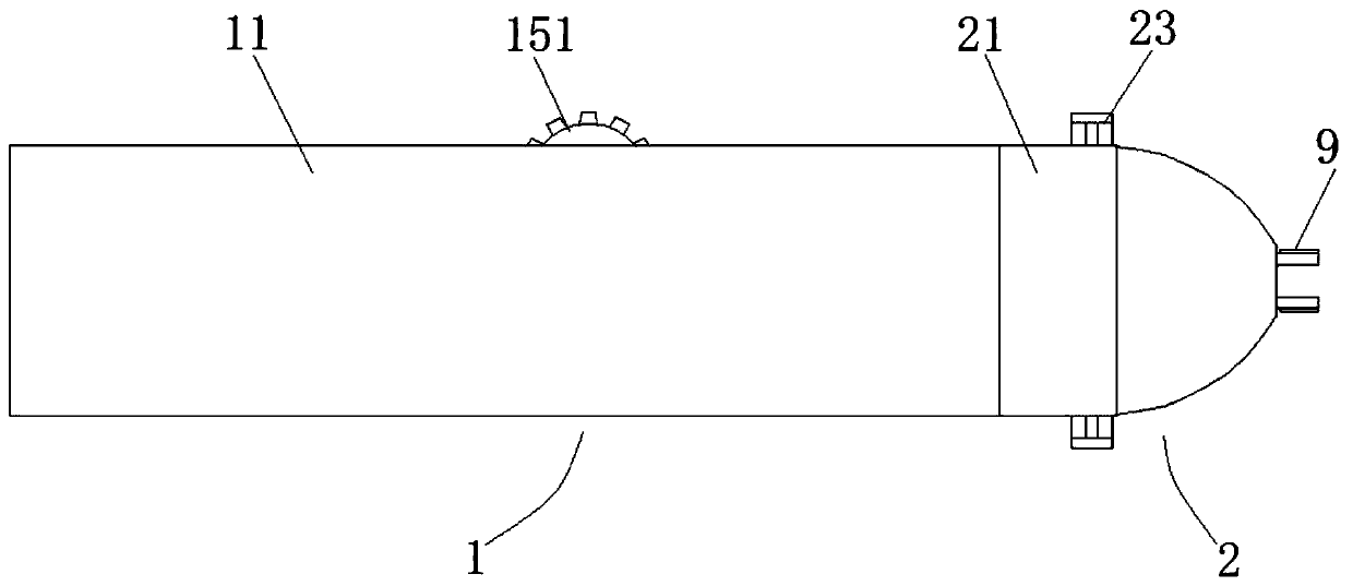 Nasal bone prosthesis alete implantation device