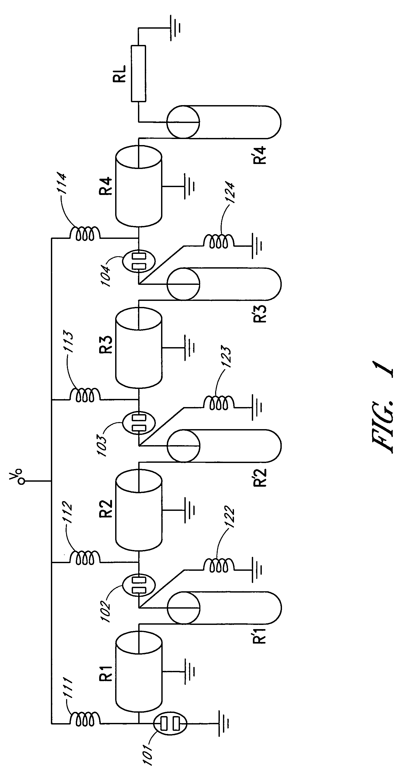 Multi-stage blumlein