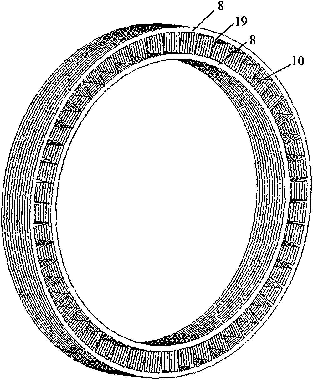 Magnetism-gathering transverse magnetic field motor with claw-pole type stator