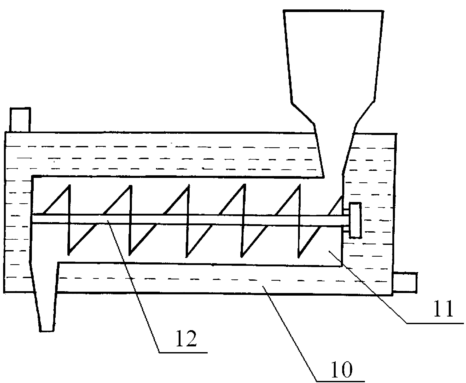 Carbon substance pyrolysis method and carbon substance vibration pyrolysis tower