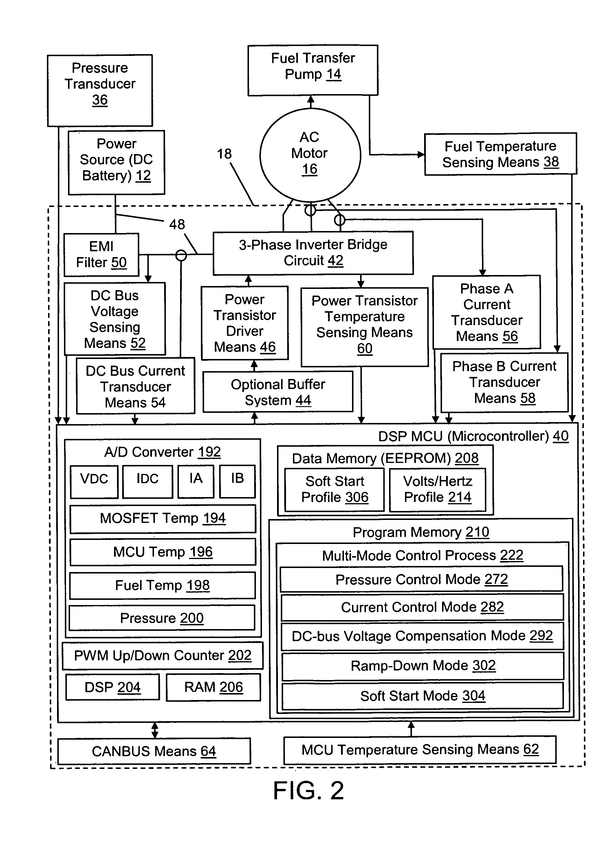 Fuel transfer pump system