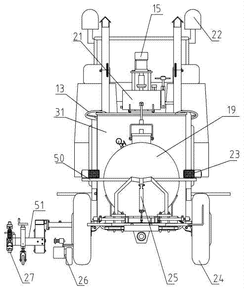 Ride-on Hot Melt Spray Marking Machine