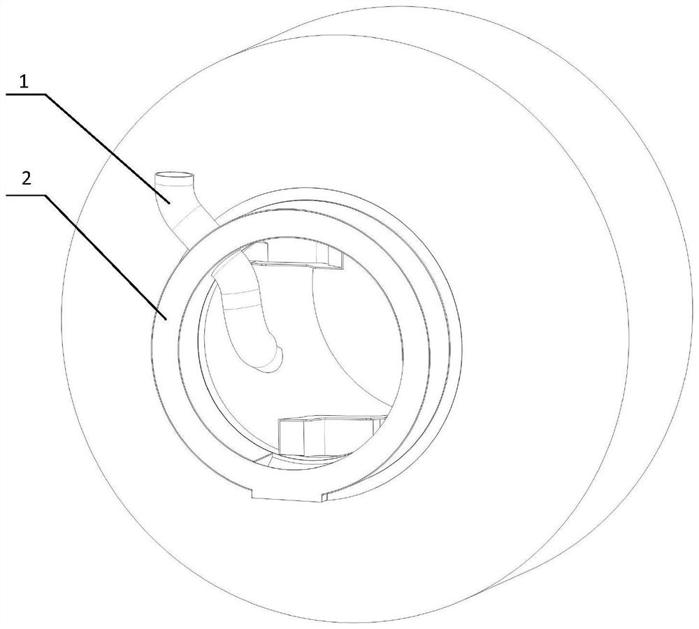 An automatic sealing feeding and discharging device for a coating machine