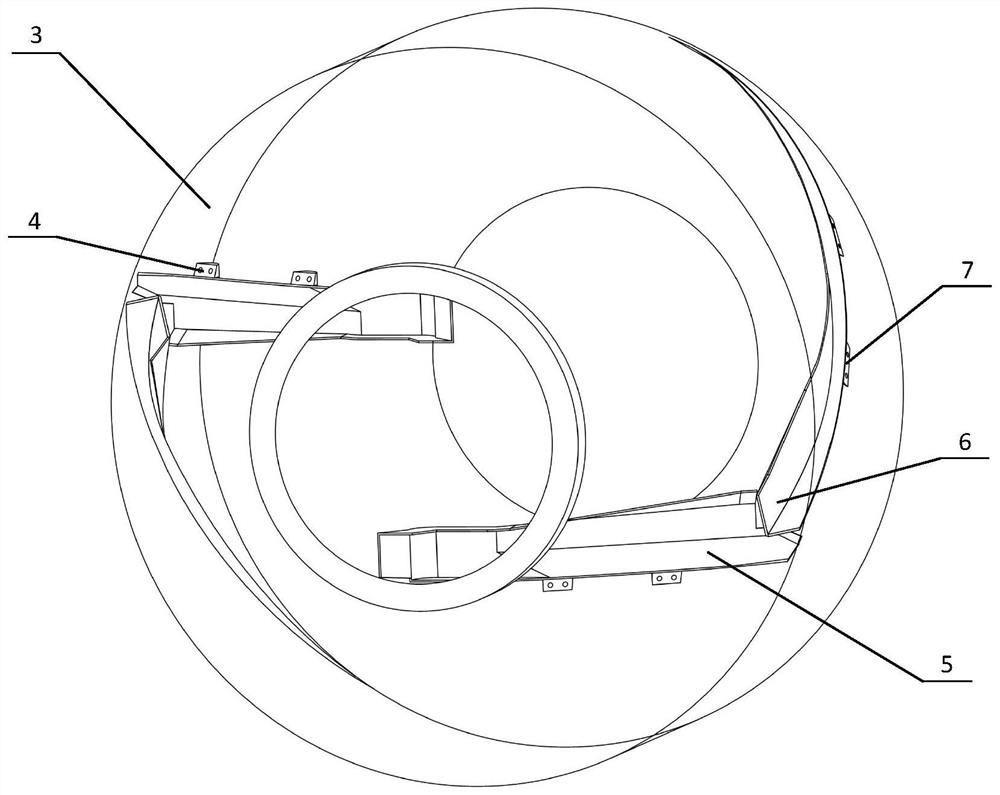 An automatic sealing feeding and discharging device for a coating machine