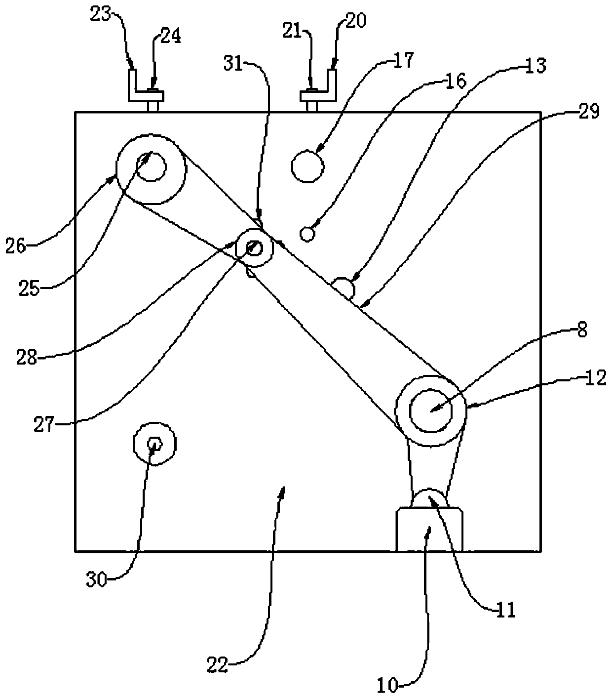 Waste cloth collecting device for loom