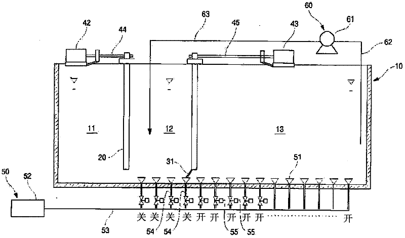 Variable advanced sewage treatment apparatus