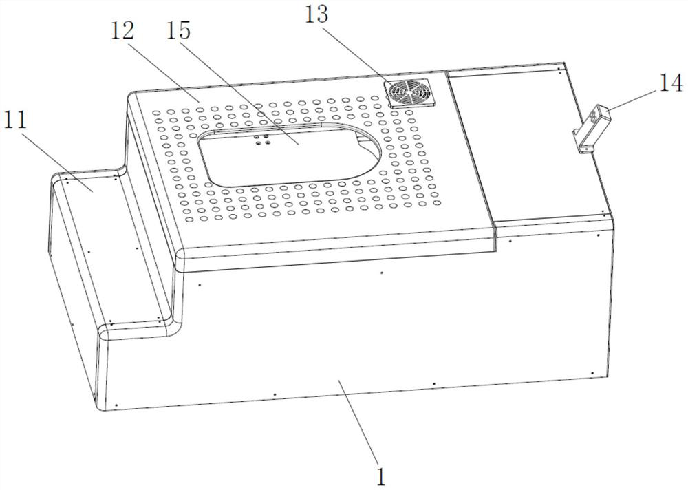 Squat toilet device capable of automatically decomposing excrement