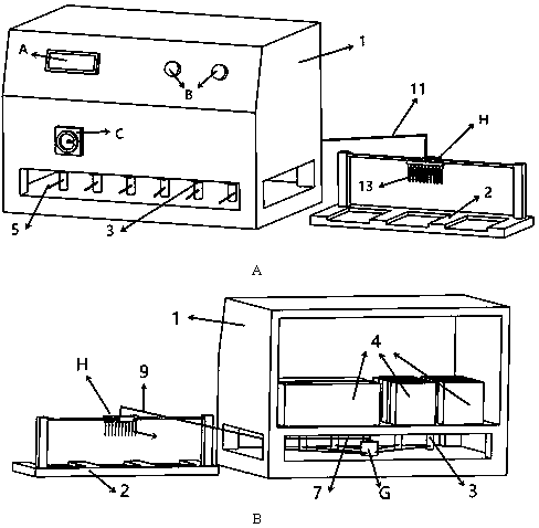 Fully automatic control glue pouring system and method for continuous production of gradient gel films