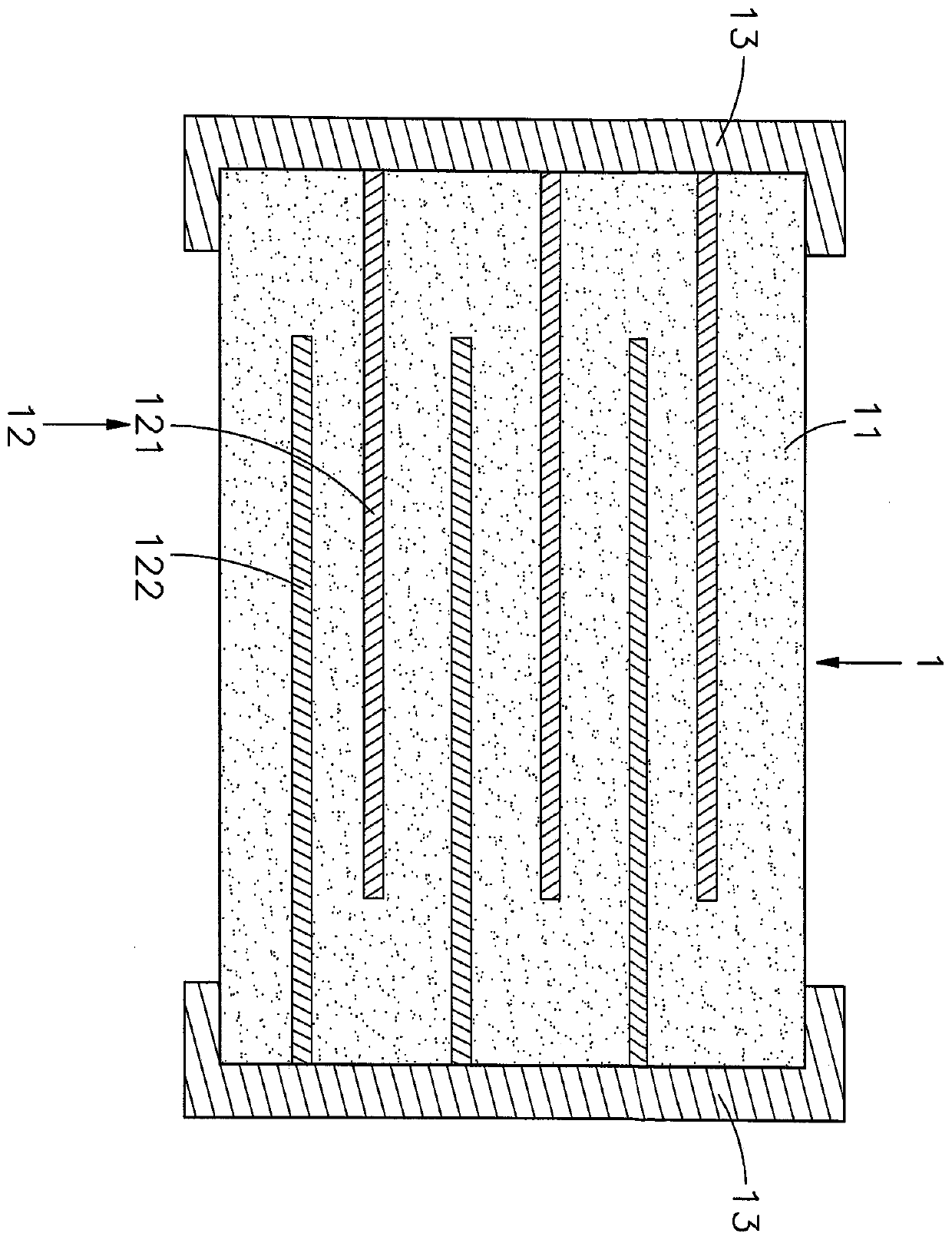 Dielectric ceramic body resistant to instantaneous high voltage