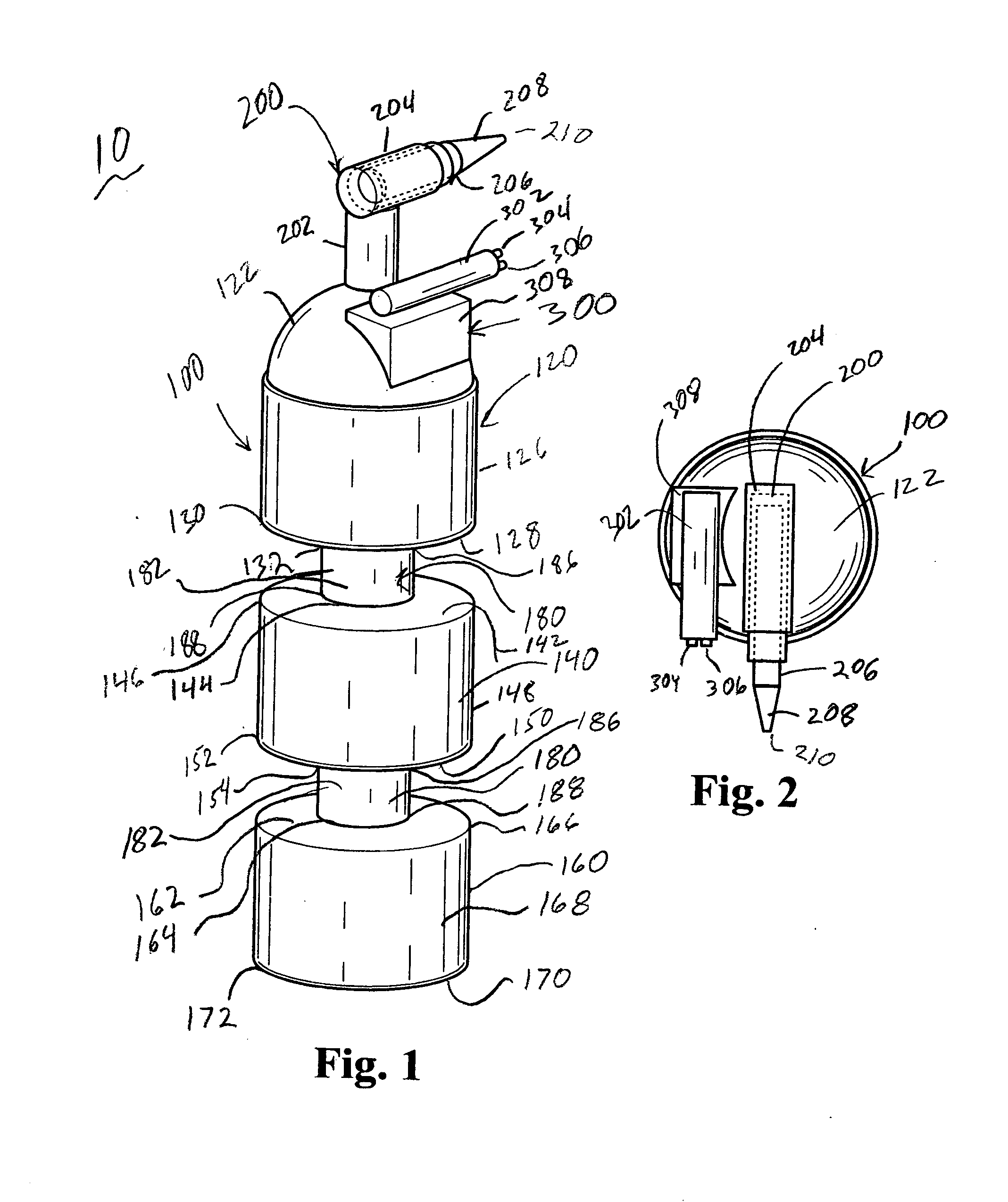 Self-contained automatic fire extinguisher