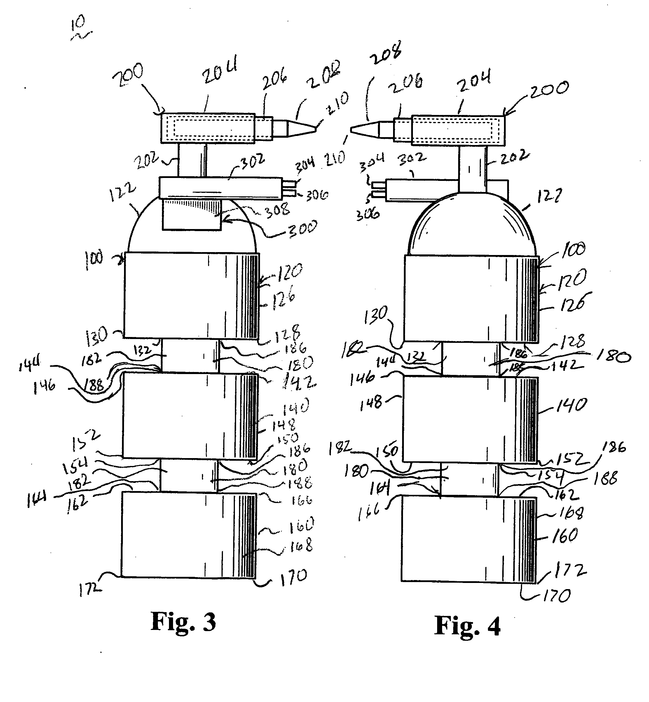 Self-contained automatic fire extinguisher