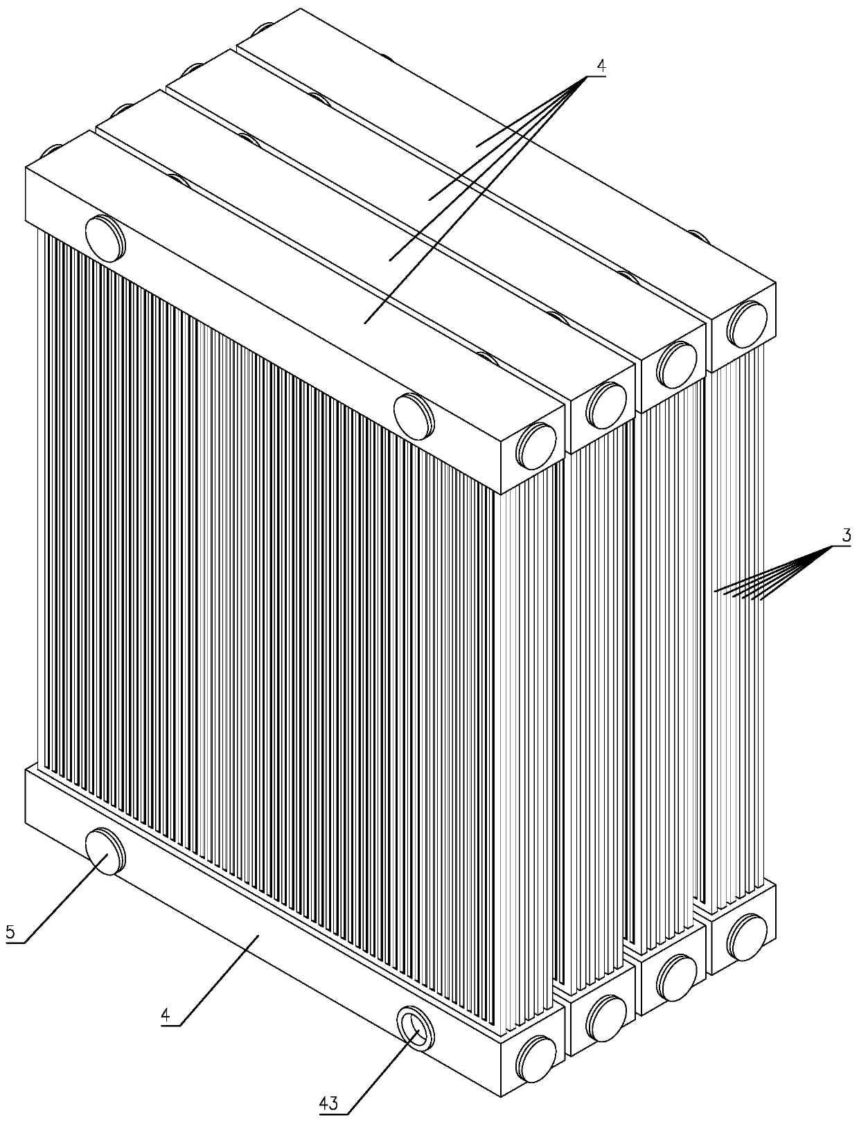 Liquid circulation type heat recovery device